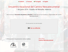 Tablet Screenshot of neocatechumenaleiter.org